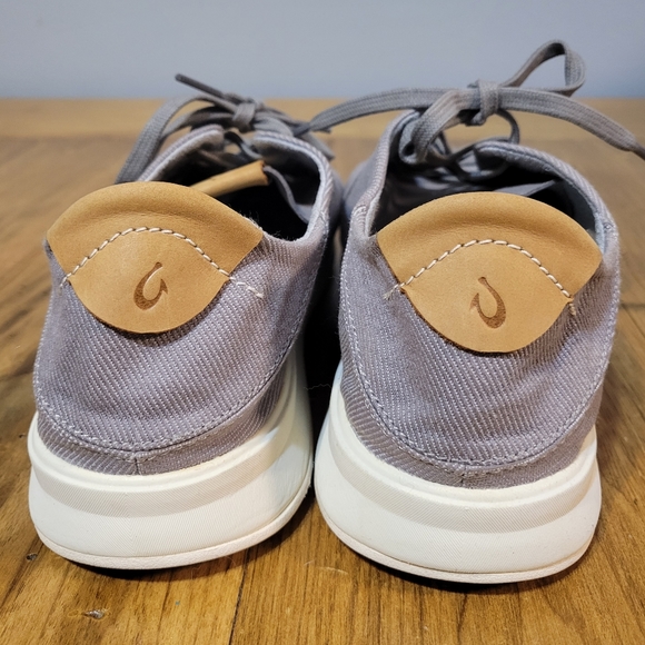 OluKai size 11 Ki'ihele Li slip on sneakers w/ drop in heel in fog - Picture 6 of 13